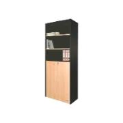 Biblioteca Platinum Mod 430 Con 2 Puertas Varios Colores -COLE-
